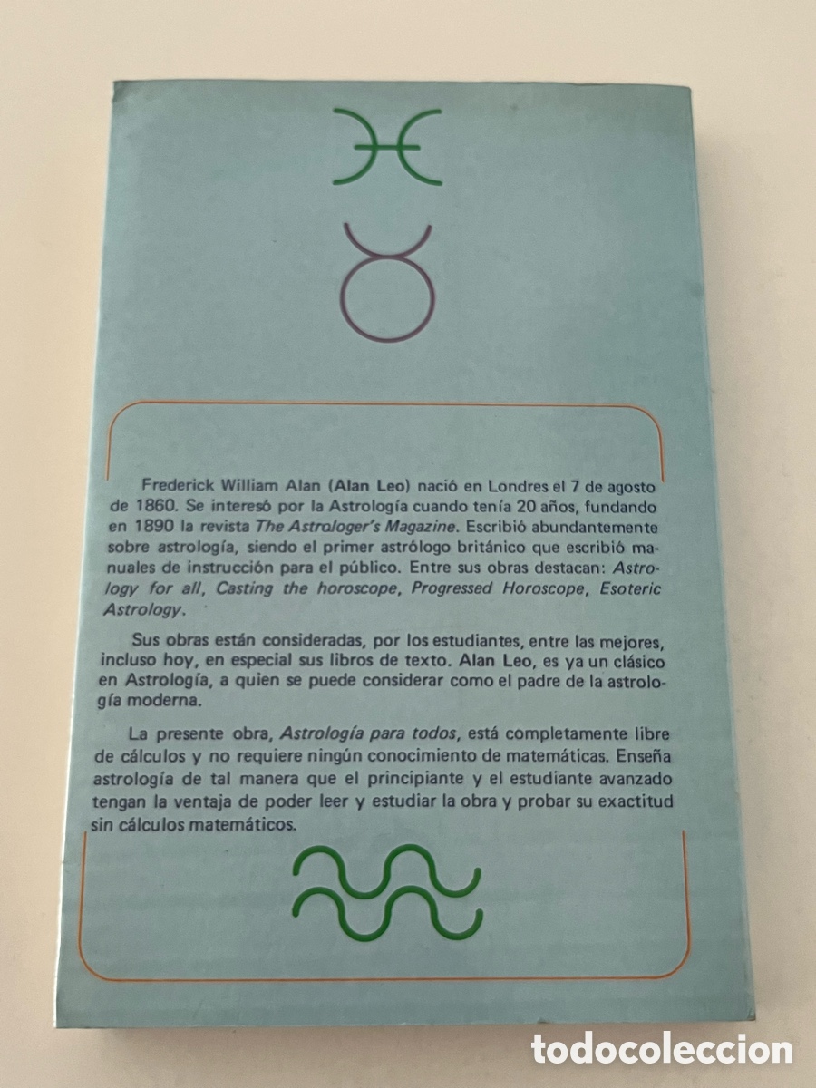 Libros de segunda mano: Libro Astrolog&iacute;a para todos - Alan Leo - Foto 2