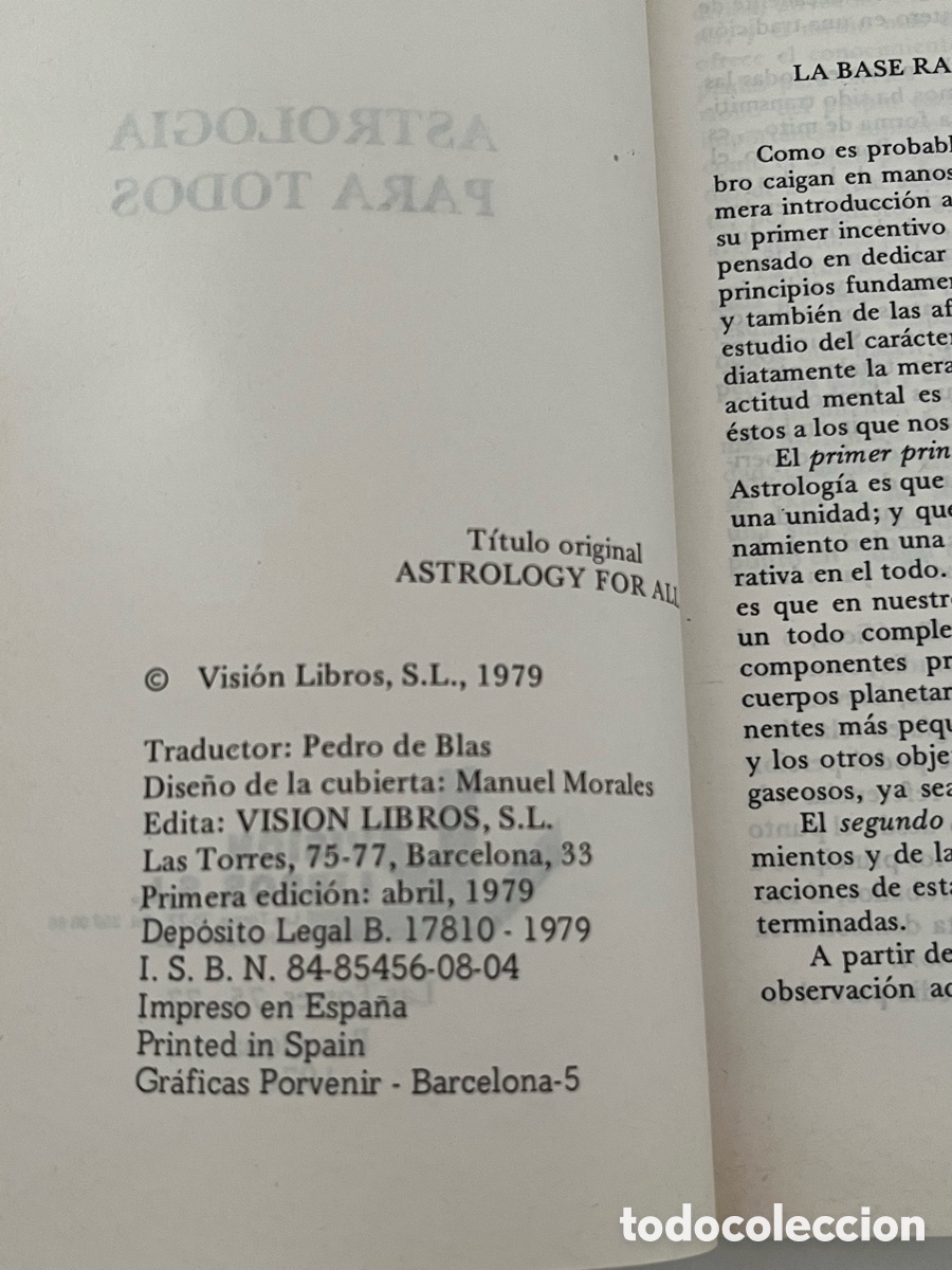 Libros de segunda mano: Libro Astrolog&iacute;a para todos - Alan Leo - Foto 4