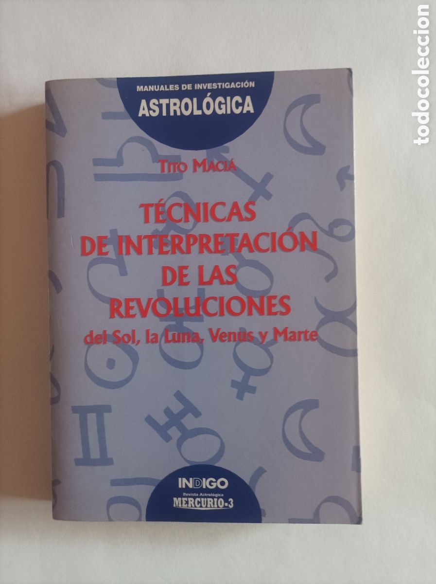Livros em segunda m&atilde;o: T&eacute;cnicas de interpretaci&oacute;n de las revoluciones del Sol, la Luna, Venus y Marte / Tito Maci&aacute;