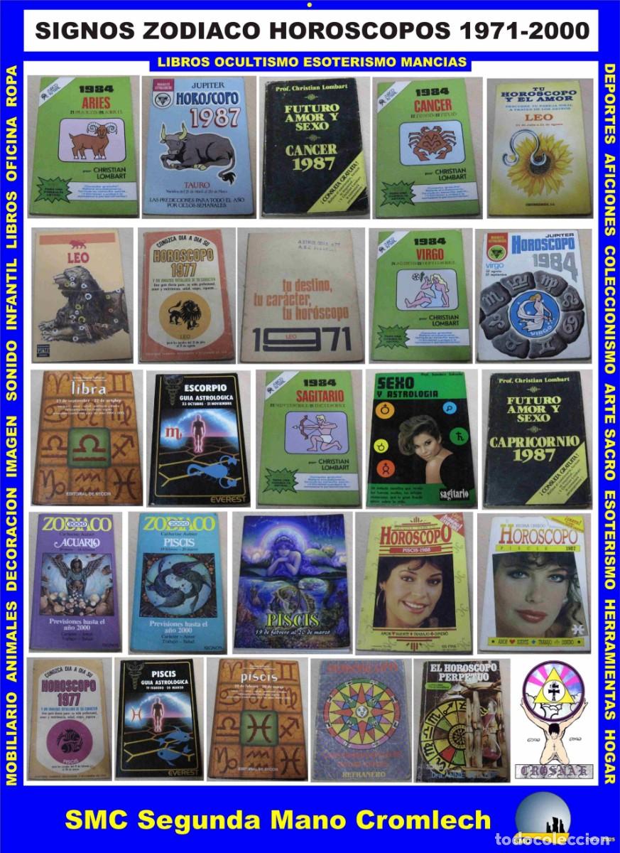 Libros de segunda mano: 25 Libros SIGNOS ZODIACO , HOROSCOPOS 1971-2005 de la Biblioteca de CROSNAK