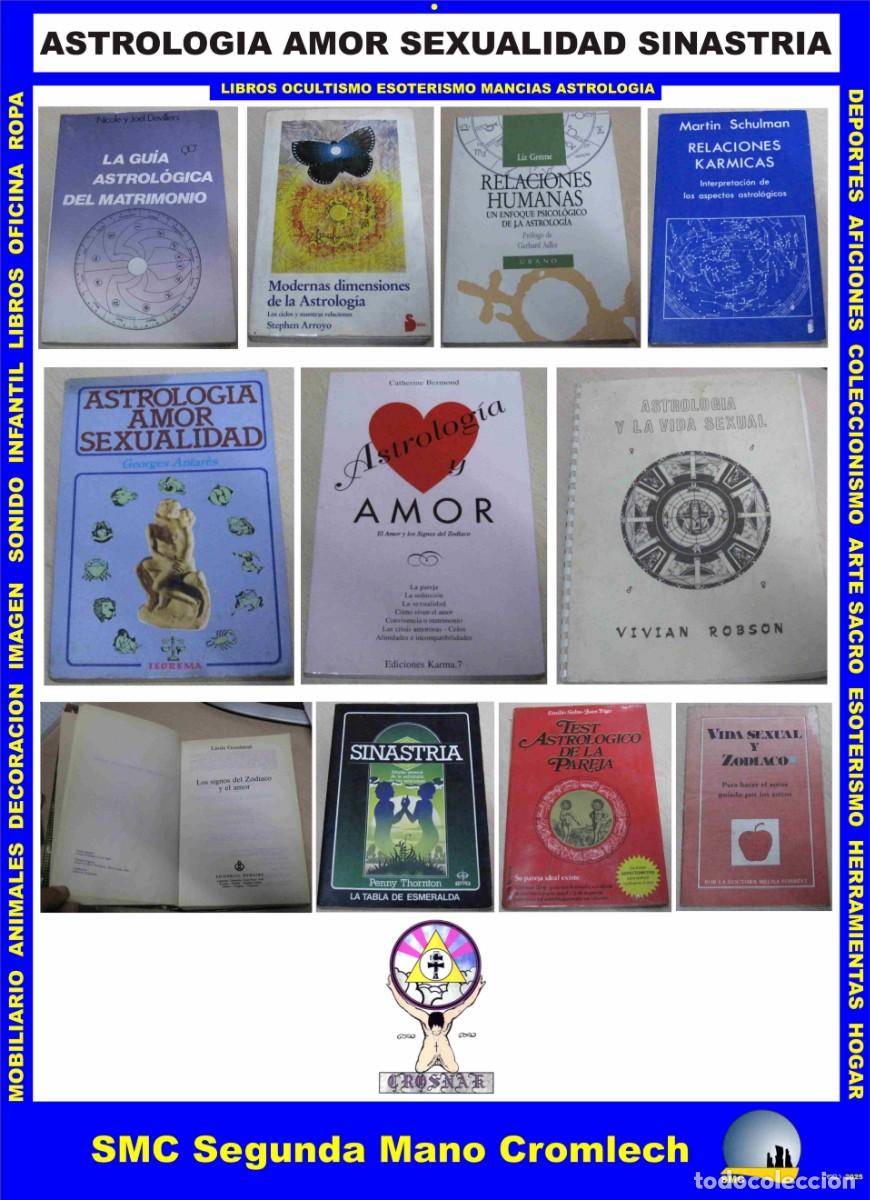 Libros de segunda mano: 11 Libros ASTROLOGIA, AMOR, SEXUALIDAD, SINASTRIA de la Biblioteca CROSNAK