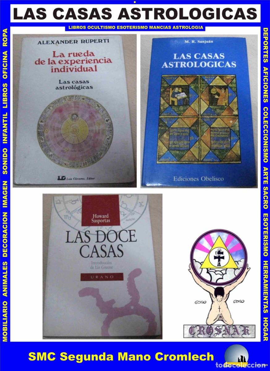 Libros de segunda mano: 3 Libros LAS CASAS ASTROLOGICAS de la Biblioteca CROSNAK