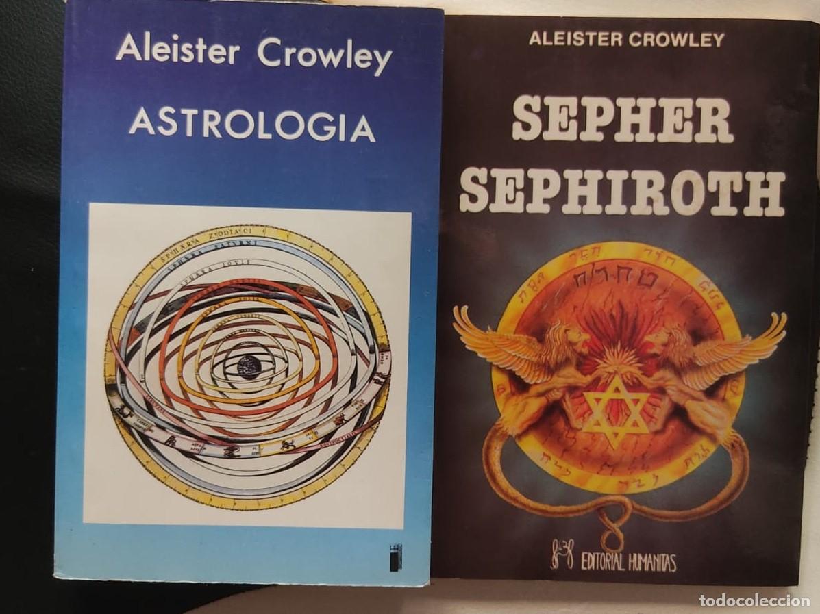 Libros de segunda mano: Lote 2 libros Aleister Crowley - Astrolog&iacute;a + Sepher Sephiroth