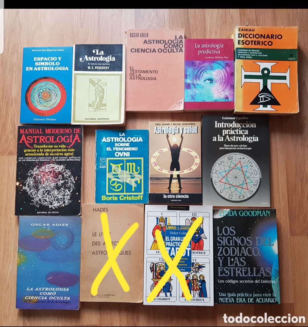 Libros de segunda mano: Lote de 11 libros de astrologia , hor&oacute;scopos, astr&oacute;logia predictiva...