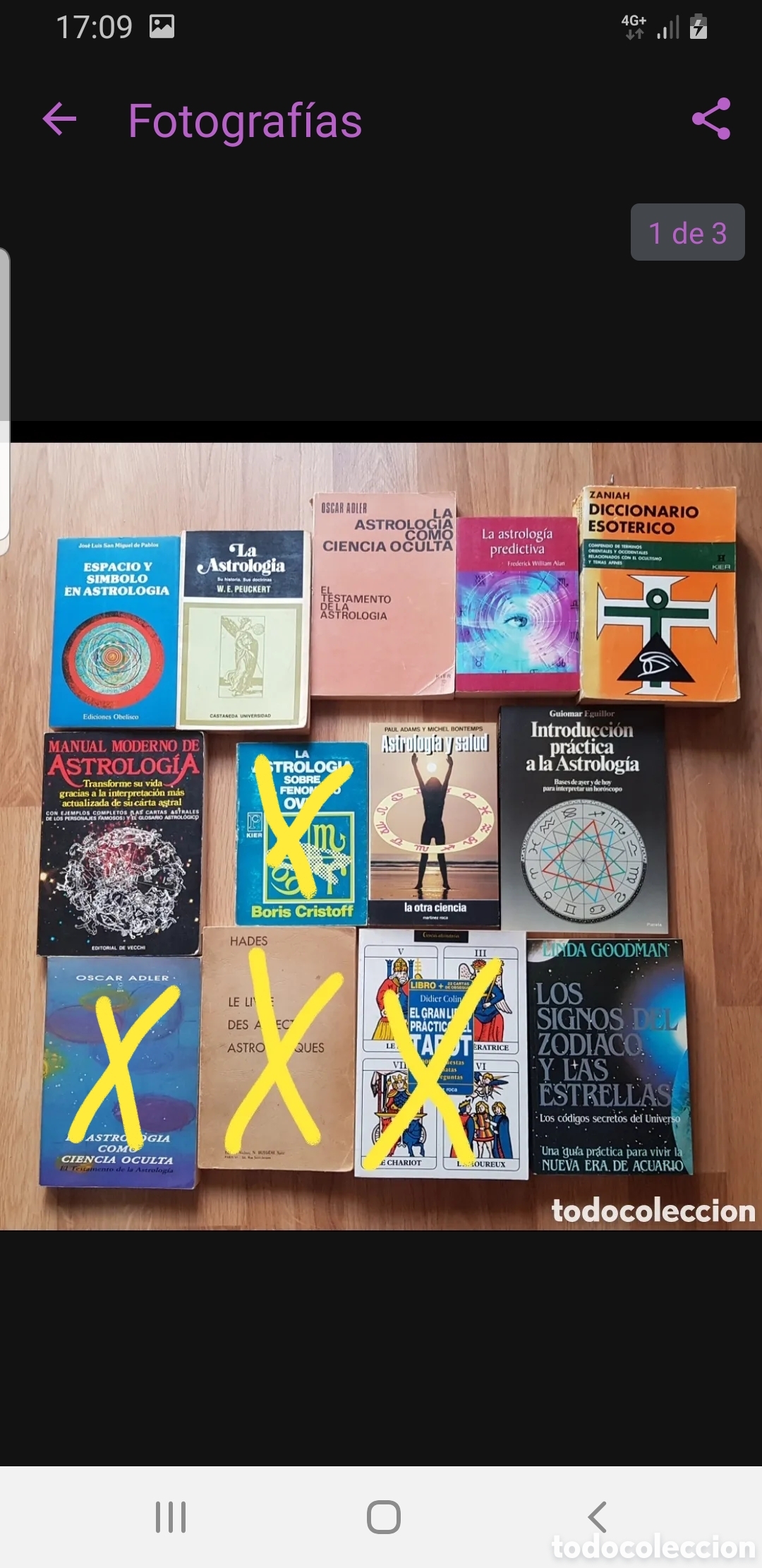 Livros em segunda m&atilde;o: Lote de 9 libros de astrologia , hor&oacute;scopos, astr&oacute;logia predictiva...