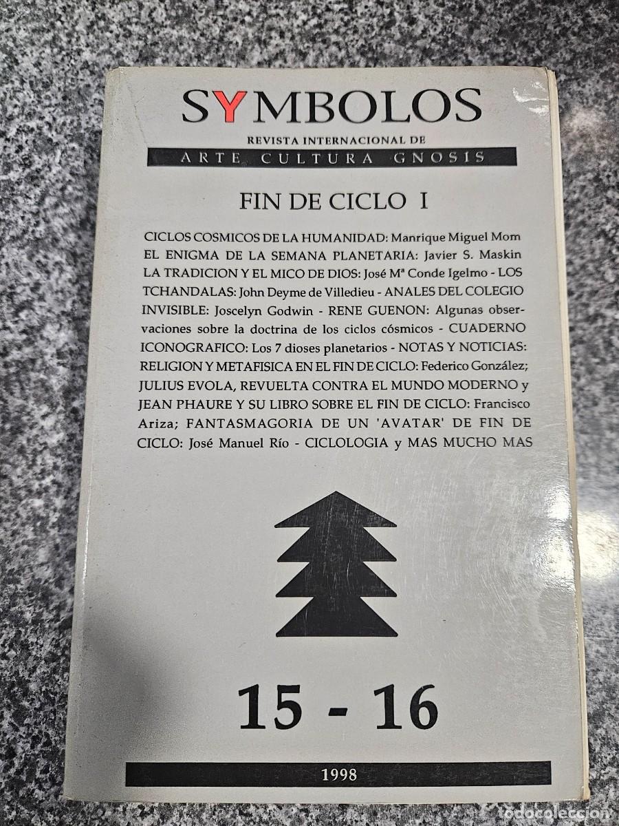 Libros de segunda mano: SYMBOLOS - 15-16 Y 17-18 FIN DE CICLO I Y II