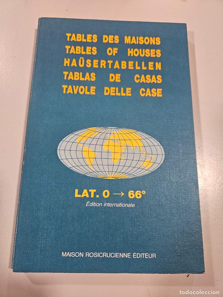 Libros de segunda mano: TABLAS DE CASAS - TABLES DES MAISONS - TABLES OF HOUSES - HA&Uuml;SERTABELLEN