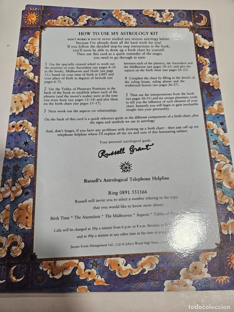 Libros de segunda mano: RUSSELL GRANTS ASTROLOGY KIT - Foto 6