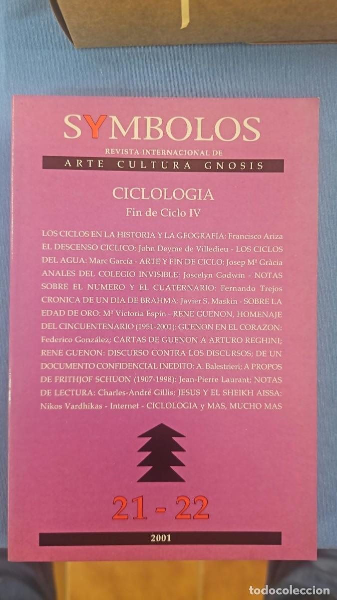 Libros de segunda mano: SYMBOLOS. CICLOLOGIA . FIN DEL CICLO