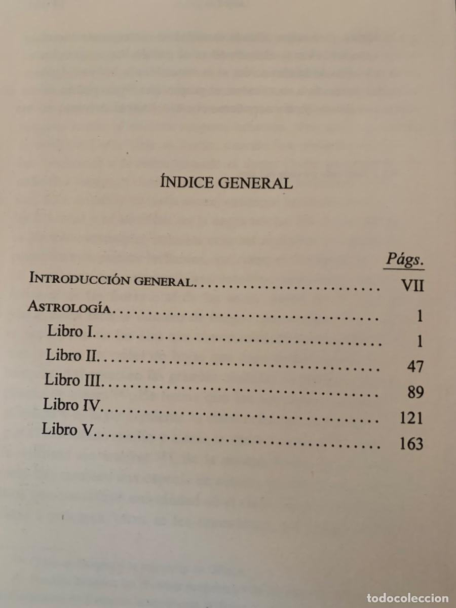 Libros de segunda mano: Astrolog&iacute;a de Manilio (Bols 49) - Foto 3