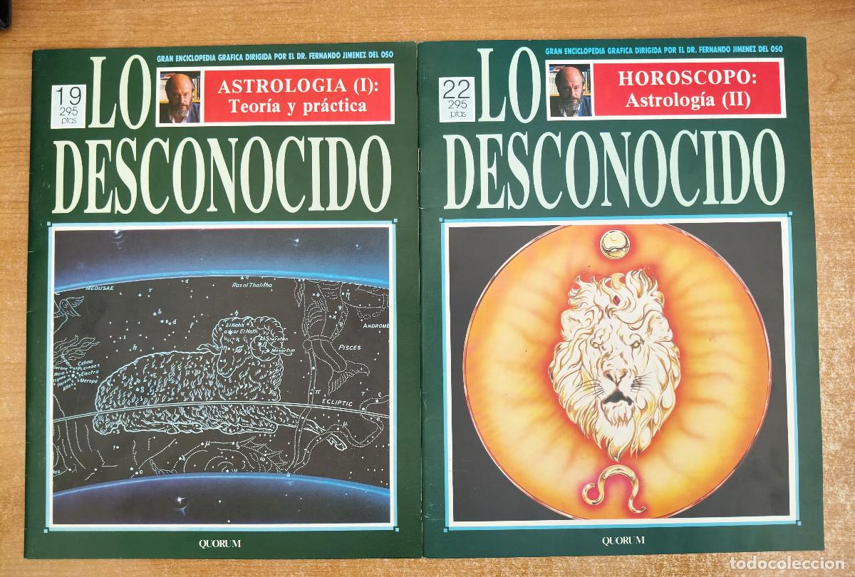 Libros de segunda mano: Lo Desconocido 19 y 22 - Astrolog&iacute;a (I y II): Teor&iacute;a y pr&aacute;ctica / Hor&oacute;scopo - Jim&eacute;nez del Oso
