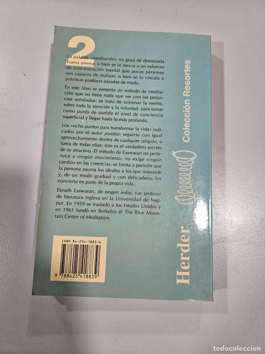 Libros de segunda mano: MEDITACION. OCHO PUNTOS PARA TRANSFORMAR LA VIDA - Foto 3