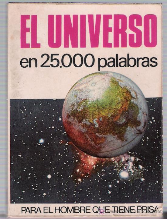 Libros de segunda mano: El universo en 25.000 palabras. - Foto 1
