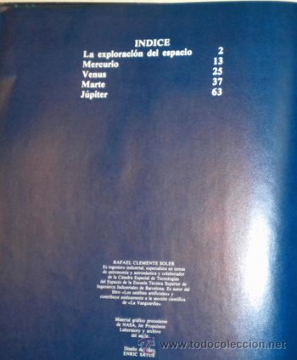 Libros de segunda mano: La Exploraci&oacute;n del espacio - Rafael Clemente - 1.979 - Foto 2