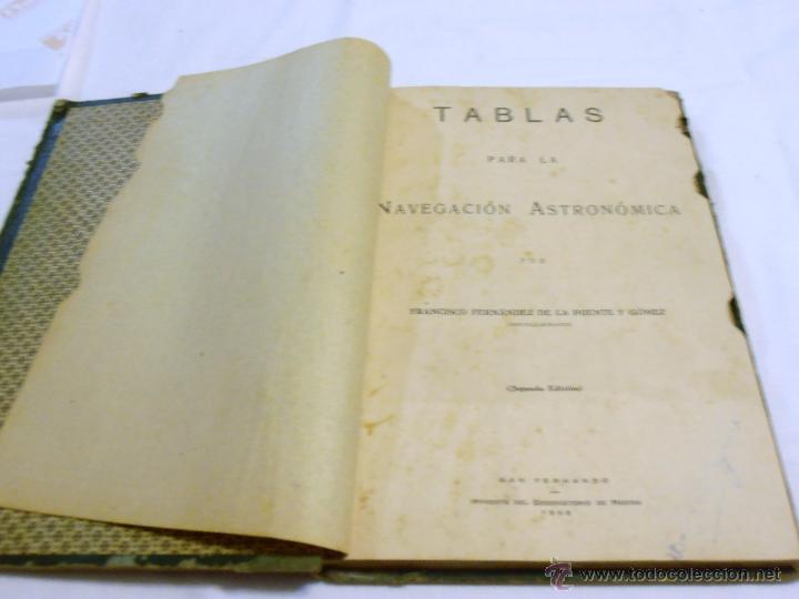 Libros de segunda mano: TABLAS PARA LA NAVEGACION ASTRONOMICA - Foto 4