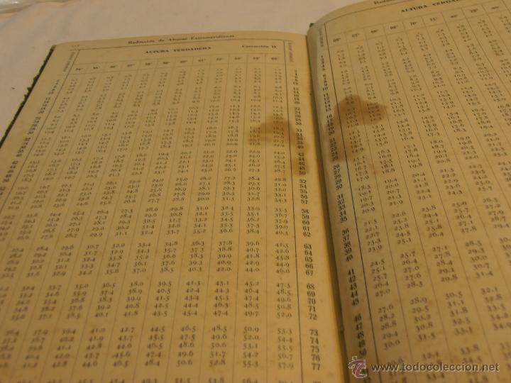 Libros de segunda mano: TABLAS PARA LA NAVEGACION ASTRONOMICA - Foto 5