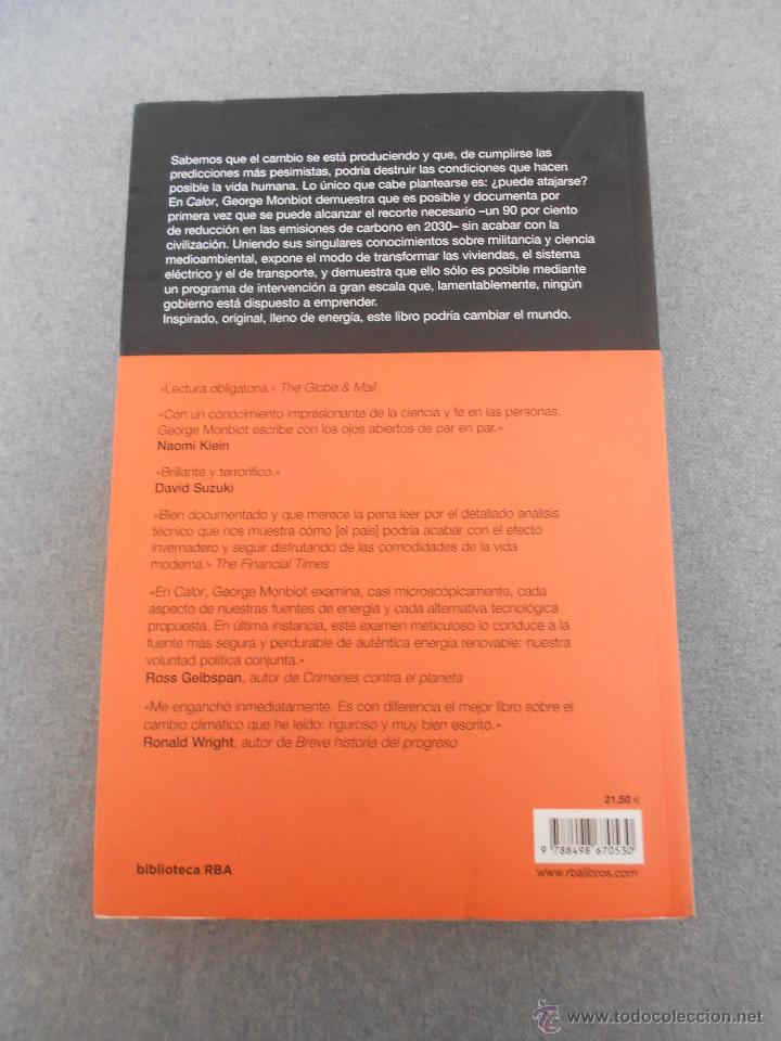 Libros de segunda mano: CALOR. COMO PARAR EL CALENTAMIENTO GLOBAL - Foto 2