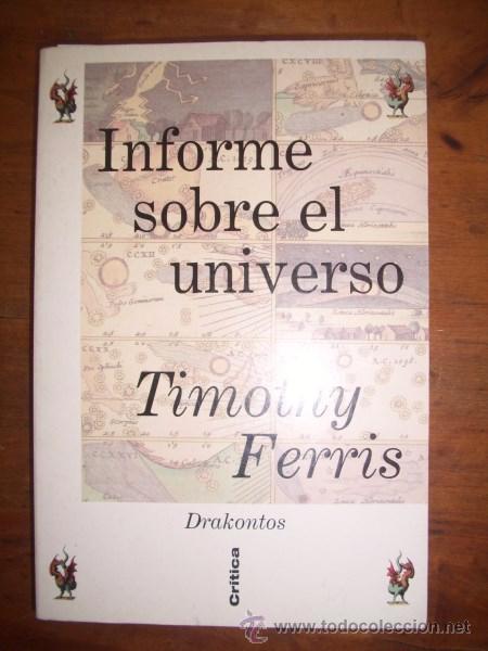 Libros de segunda mano: FERRIS, Timothy. Informe sobre el universo - Foto 1
