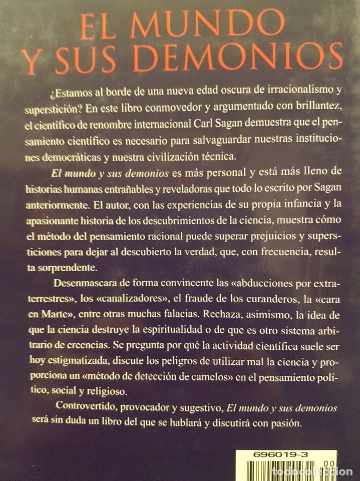 Libros de segunda mano: EL MUNDO Y SUS DEMONIOS - Foto 2