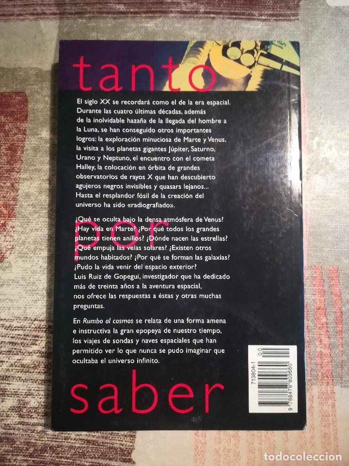 Libros de segunda mano: Rumbo al cosmos - Luis Ruiz de Gopegui - Foto 2