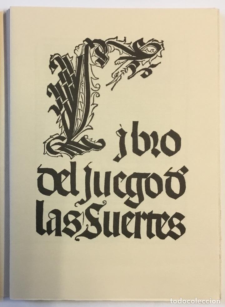 Libros de segunda mano: LIBRO DEL JUEGO DE LAS SUERTES (VALENCIA, 1515). - [Facs&iacute;mil.] - Foto 3