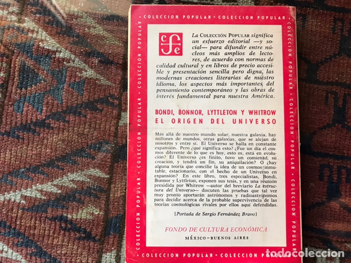 Libros de segunda mano: El origen del universo. H. Bondi... - Foto 2