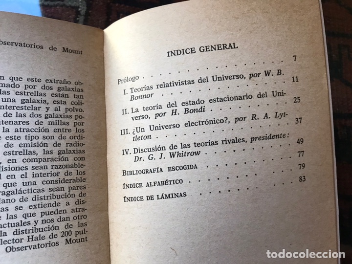 Libros de segunda mano: El origen del universo. H. Bondi... - Foto 6