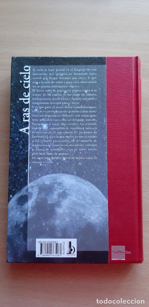 Libros de segunda mano: A ras de cielo. David Galad&iacute; - Foto 3