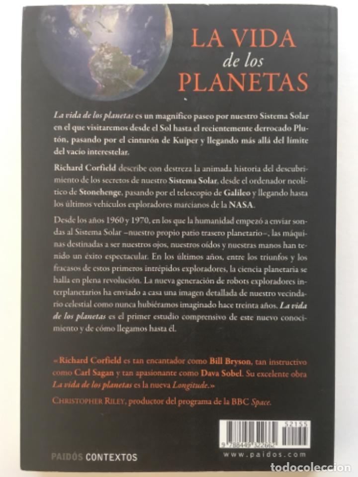 Libros de segunda mano: LA VIDA DE LOS PLANETAS / RICHARD CORFIELD / PAID&Oacute;S - Foto 2