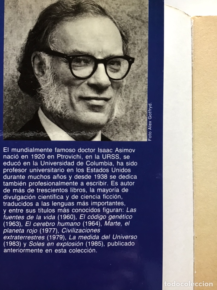Libros de segunda mano: LA RELATIVIDAD DEL ERROR / ISAAC ASIMOV / PLANETA - Foto 2