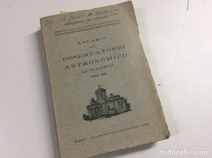 Libros de segunda mano: Observatorio astron&oacute;mico de madrid 1941. - Foto 1