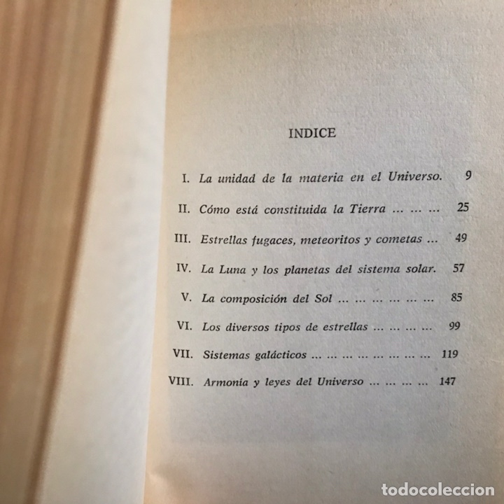Libros de segunda mano: La unidad del cosmos. G. Abetti - Foto 2