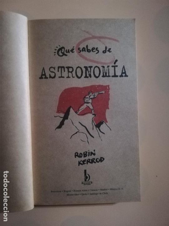 Libros de segunda mano: QUE SABES DE ASTRONOMIA. ROBIN HERROD. 1&ordf; EDICION. 2000. - Foto 2