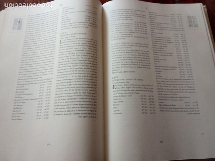 Libros de segunda mano: COSMOGRAFIA DE PTOLOMEO.FACSIMIL. - Foto 4