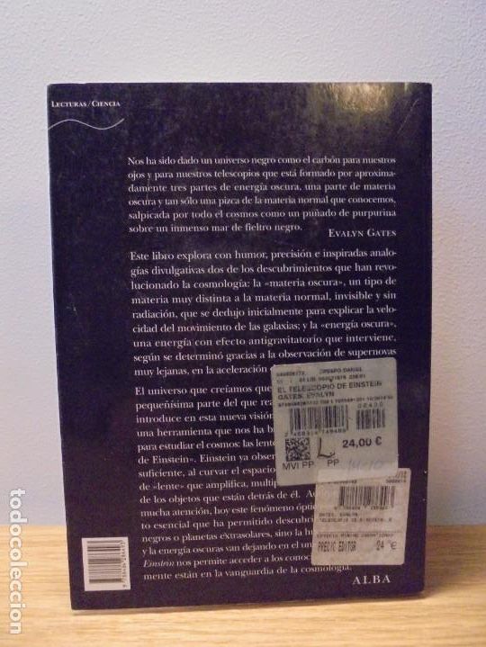 Libros de segunda mano: EL TELESCOPIO DE EINSTEIN. EVALYN GATES. EDITORIAL ALBA 2011. - Foto 15
