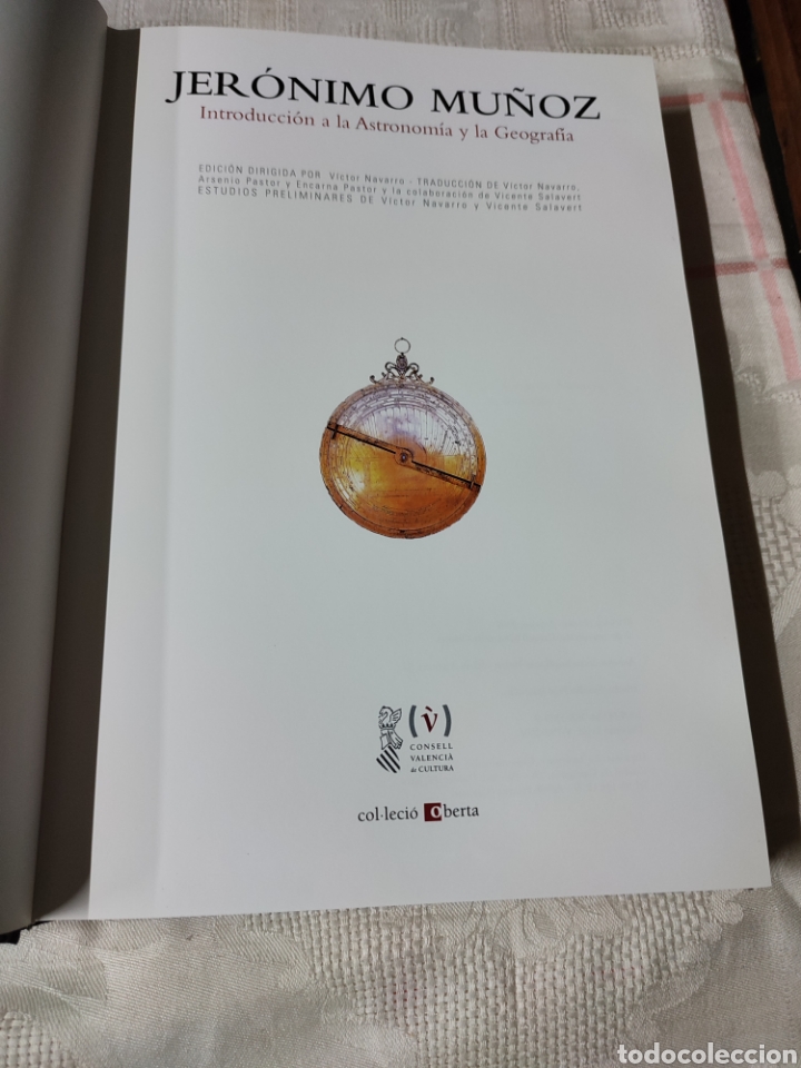 Libros de segunda mano: Jer&oacute;nimo Mu&ntilde;oz Introducci&oacute;n a la geograf&iacute;a y astronom&iacute;a - Foto 6