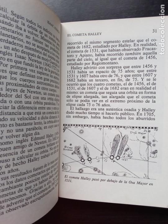 Libros de segunda mano: Isaac Asimov.El cometa halley. - Foto 3