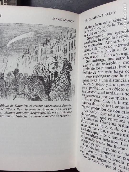 Libros de segunda mano: Isaac Asimov.El cometa halley. - Foto 4