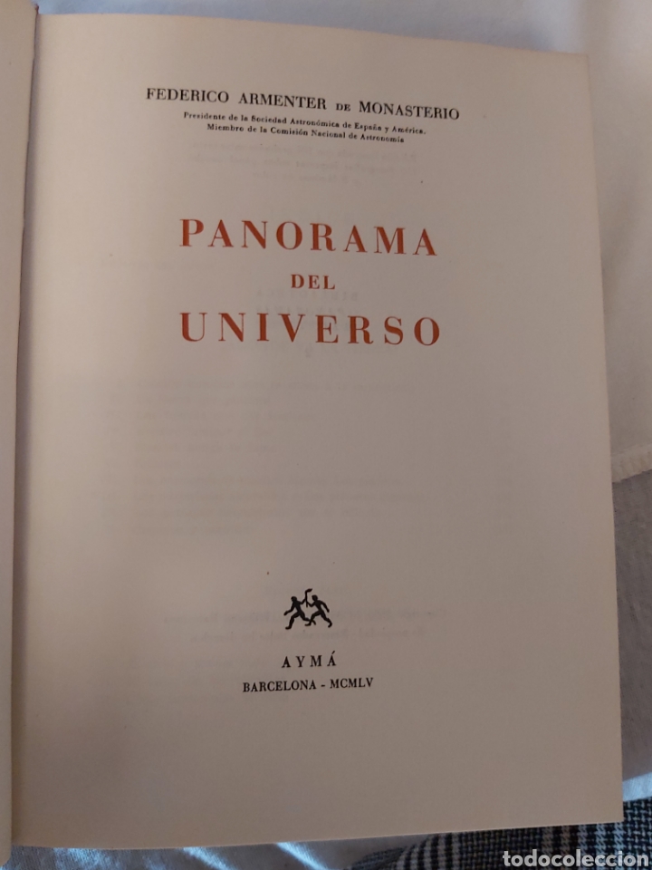 Libros de segunda mano: PANORAMA DEL UNIVERSO. Federico Armenter. - Foto 5