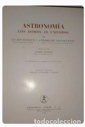 Libros de segunda mano: ASTRONOMIA - Lucien Rudaux - Foto 2