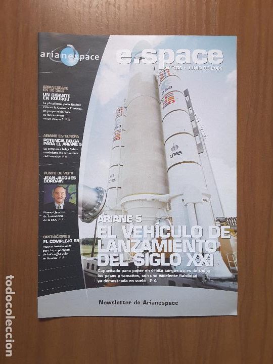 Libros de segunda mano: E.Space 166. Newsletter de Arianespace. - Foto 1