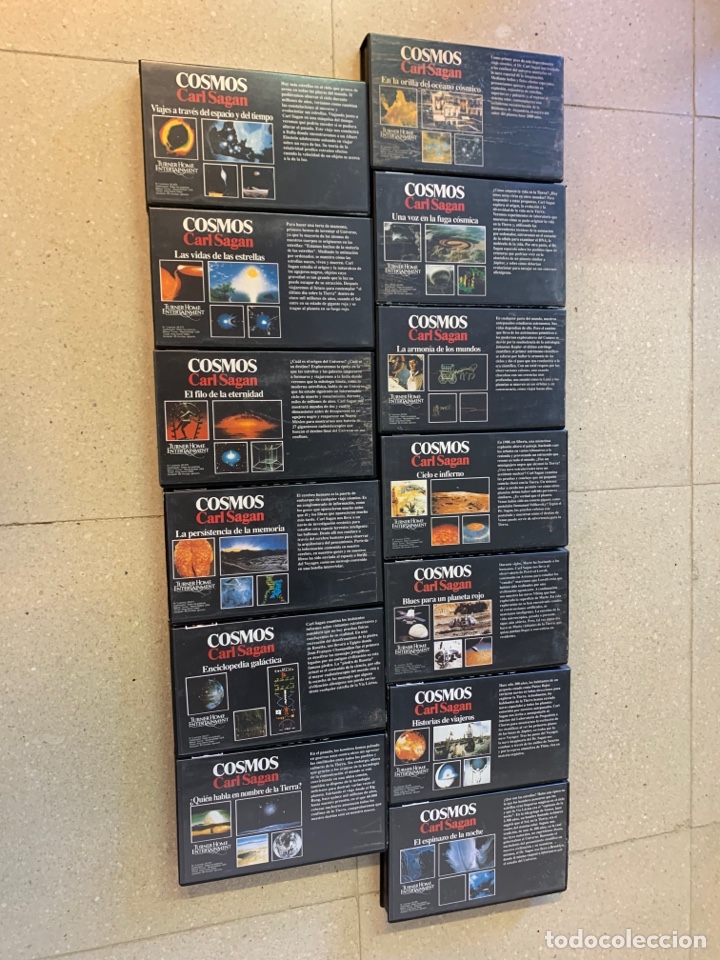 Libros de segunda mano: Cosmos - Carl Sagan - colecci&oacute;n completa - libro y 13 vhs - Foto 10
