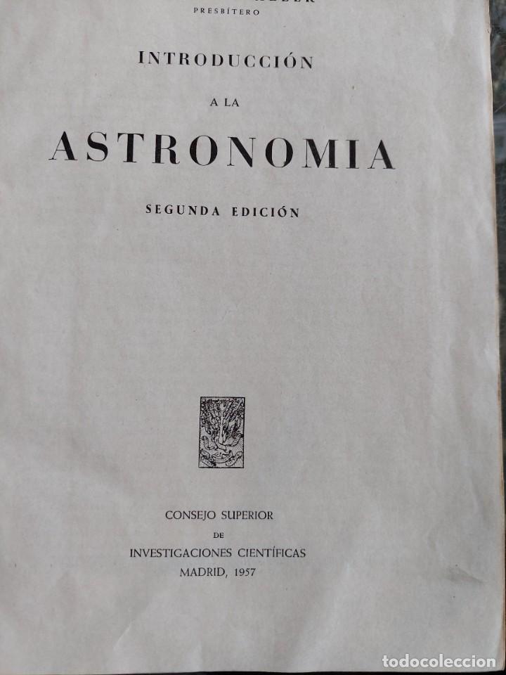 Libros de segunda mano: Ramon M.Aller Introducci&oacute;n a la Astronom&iacute;a 1957 - Foto 2