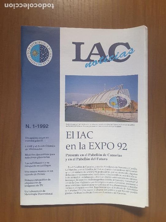 Libros de segunda mano: IAC Noticias 1-1992 - Foto 1