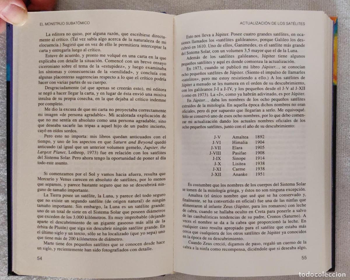 Libros de segunda mano: EL MONSTRUO SUBAT&Oacute;MICO. - Foto 5