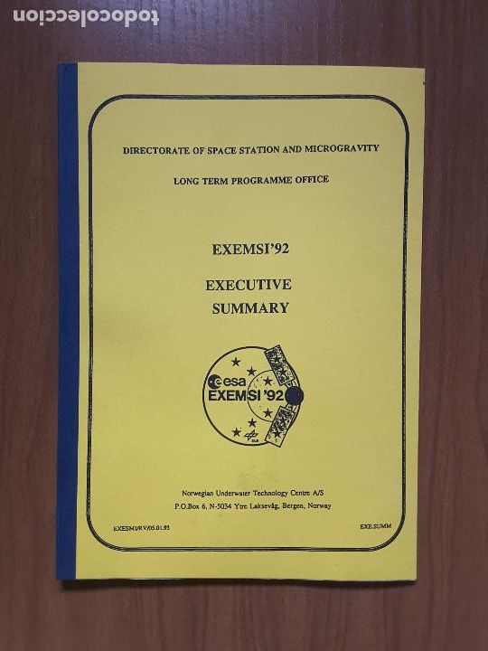 Libros de segunda mano: EXEMSI92 Executive Summary - Foto 1