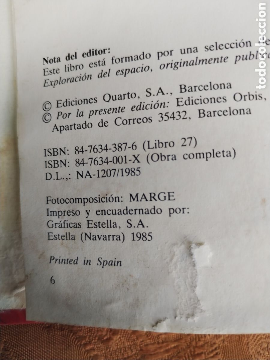 Libros de segunda mano: EXPLORACION DEL ESPACIO,a&ntilde;o1985 - Foto 2
