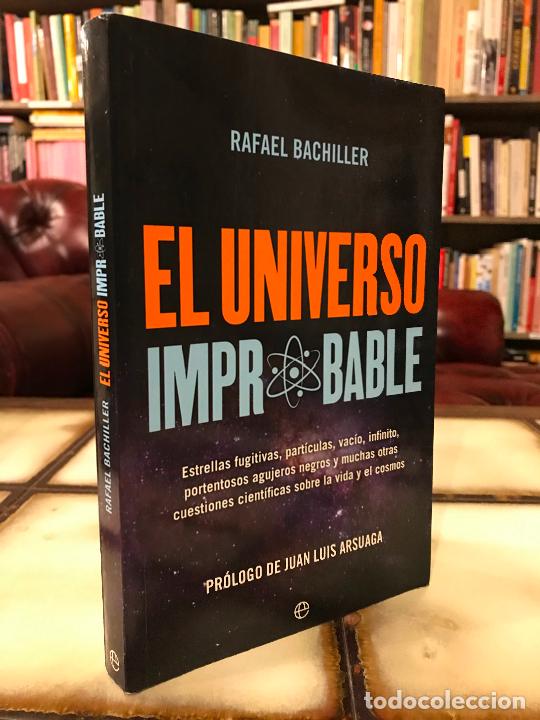 Libros de segunda mano: El universo improbable. Rafael Bachiller - Foto 1