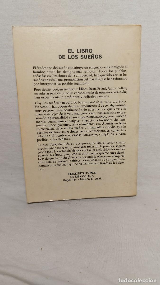 Libros de segunda mano: El libro de los Sue&ntilde;os J.J. Moreno Ediciones Daimon Mexico - Foto 3