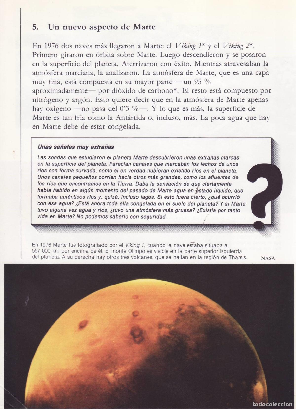 Libros de segunda mano: Marte, nuestro misterioso vecino - Foto 3
